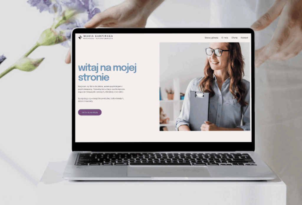 Strona internetowa dla psychologa